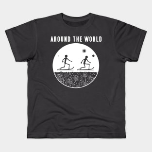 around the world with best friend Kids T-Shirt